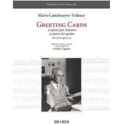 Greeting Cards per chitarra, Fachbücher von Mario Castelnuovo-Tedesco