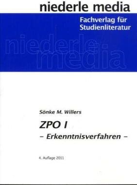 Willers, Sönke M. - ZPO 1: Erkenntnisverfahren - Preis vom 30.09.2026 09:01:18 h