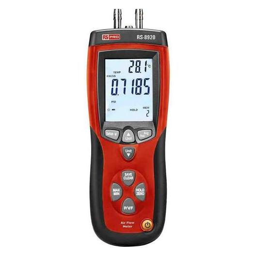 RS PRO RS-8920 Absolut, Differential Druckmessgerät (2043960)