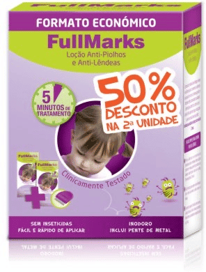 Fullmarks Loção Piolhos/Lêndeas 100ml Duo