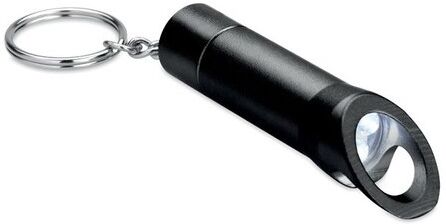 Lampe personnalisé porte-clés LITOP aluminium noir