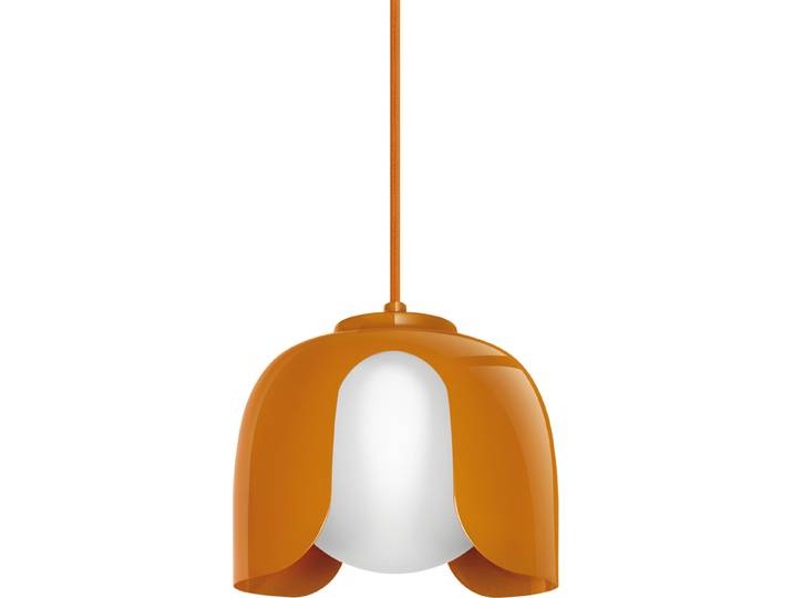 OSRAM 4058075849129 Decor Corolle Pendelleuchte E27 Orange Metall Glas