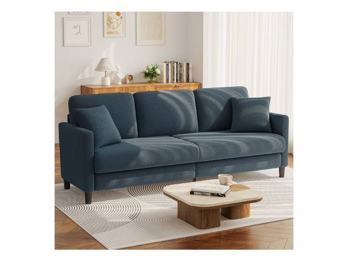 ToteBox 3-Sitzer Teddy Fleece Werkzeugfreier Aufbau Sofas für Wohnzimmer