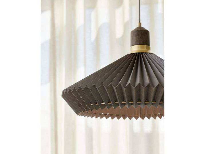 Suspension Paris, verte, Ø 56 cm, en tissu - Halo Design - Salle à manger - Plastique