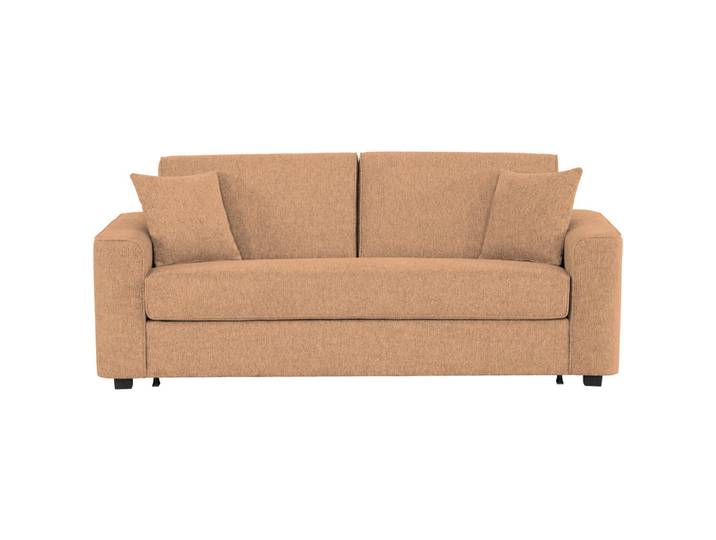 Xora Schlafsofa, Kupfer, Kunststoff, 3-Sitzer, Füllung: Schaumstoff, 205x83x100 cm, Stoffauswahl, Rücken echt, Kinderzimmer & Jugendzimmer, Jugendmöbel, Jugendsofas