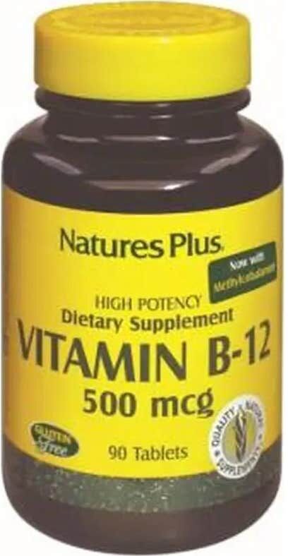 NaturesPlus Vitamina B12 500 mcg 90 ccomp