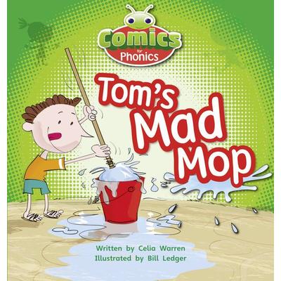 Bug Club Comics for Phonics Reception Phase 2 Set 03 Tom's Mad Mop, Taschenbuch von Celia Warren, Pearson ELT, 978-1-4479-1272-9