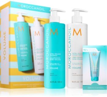 Moroccanoil Volume Shampoo & Conditioner Duo conjunto para dar volume ao cabelo . Volume Shampoo & Conditioner Duo