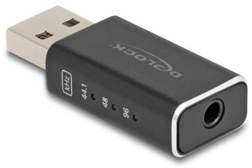 Delock USB 2.0 Adapter [1x USB 2.0 Stecker A - 1x 3.5 mm-Buchse] 68001