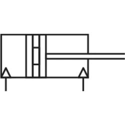 Norgren, Fördertechnik, RM/8020/M/160 Rundzylinder Hublänge: 160 mm 1 St.