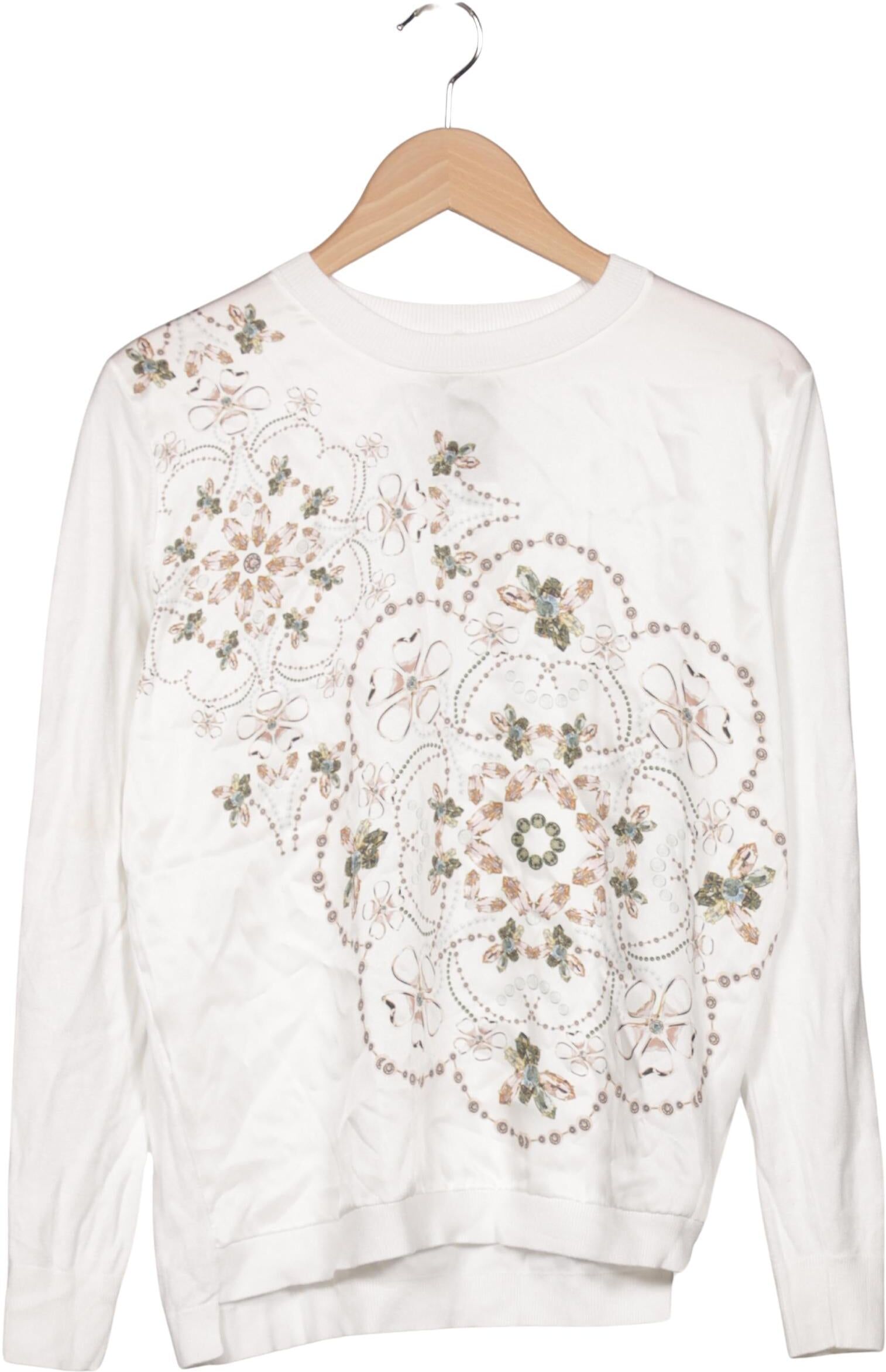 TED Baker Damen Pullover, Weiß, Gr. EU 38 (Ted Baker 2), Viskose / Synthetik - Second Hand