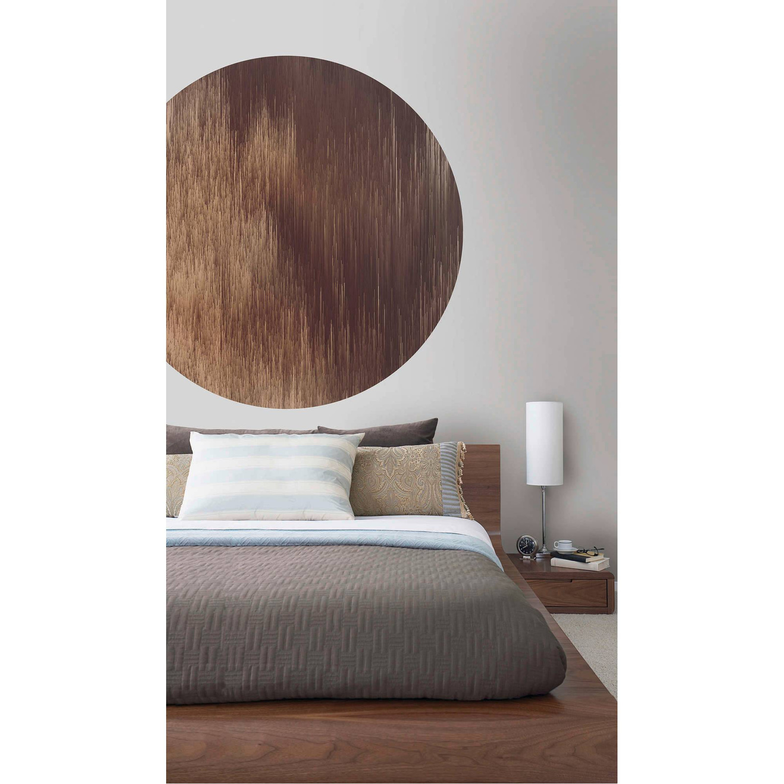home24 Fotobehang Windlines Color Mural Textiel