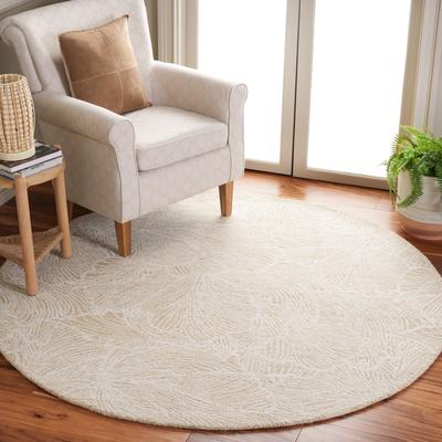 SAFAVIEH Handmade Ebony Tram Modern Wool Rug