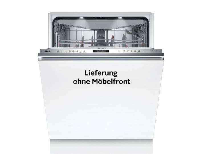 BOSCH vollintegrierbarer Geschirrspüler SBV6ZCX25E , Energieeffizienz: B (A-G), weiß, B:59,8cm H:86,5cm T:55cm, Geschirrspüler, Time Light - Restzeit wird auf Küchenboden projiziert, Rack Matic