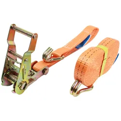 Baumarktplus Profi Ratschen Spanngurt Spanngurte Zurrgurt 2-tlg 5m 1,5to 1500kg TÜV/GS ORANGE