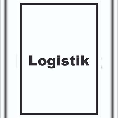 HB-Druck Logistik Schild mit Text Transport Versand hochkant A4 (210x297mm)