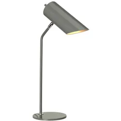 Schreibtischlampe Tischleuchte Bürolampe Spot verstellbar Stahl Messing Nickel