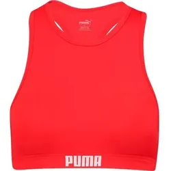 PUMA Damen Top SWIM WOMEN RACERBACK SWIM TOP, Größe M in Rot Rot