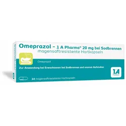 Omeprazol - 1 A Pharma 20mg bei Sodbrennen 14 ST