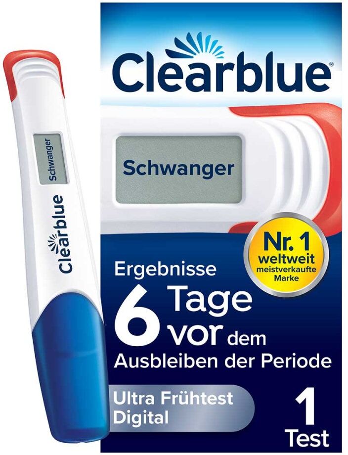 Clearblue Schwangerschaftstest Ultra Frühtest Digital 1stk