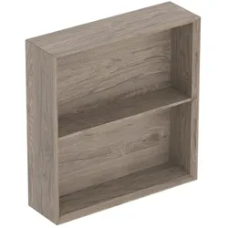 Geberit iCon Regal 502323JR1 45x46,7x13,2cm, quadratisch, nussbaum/Melamin Struktur