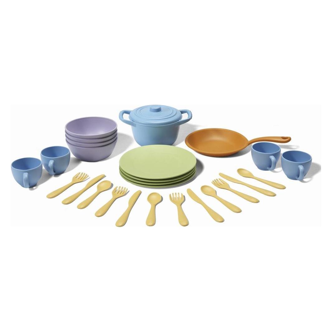 Green Toys Cookware und Dining Set (DIN01R)
