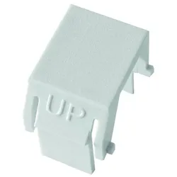 1PROTEC Blindabdeckung modular PNBRW 1xRJ45-Port reinweiß RAL 9010