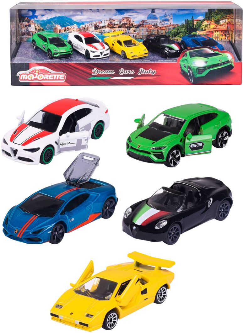 Majorette Giftpack 5 vehículos Dreamitaly.