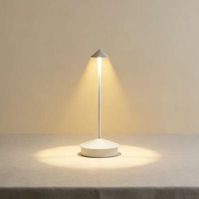 Inspired Living LumiTouch Cordless Table Lamp Rechargeable LED Touch Control Dimmable Table Lamp white 2pcs