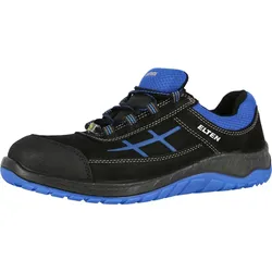 Sicherheitshalbschuhe S3 "MALVIN BLUE LOW" WELLMAXX - 41 - schwarz