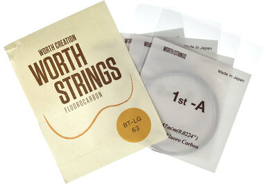 Worth Strings BT-LG Tenor Ukulele Set Marron
