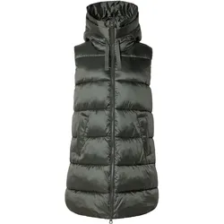 Tchibo - Lange Steppweste - Damen - Gr. 40 - dunkelgrün