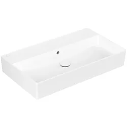 Villeroy & Boch Wandwaschbecken Memento 2.0, 800x470x140mm, TitanCeram, glänzend, Weiß Alpin
