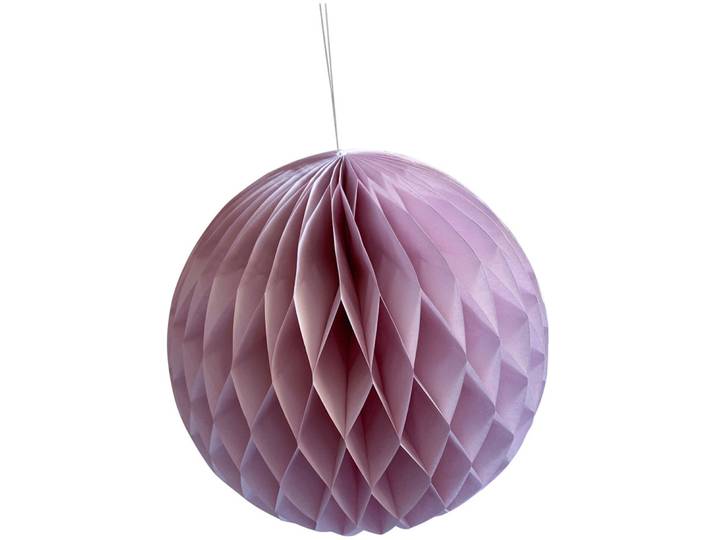 Dekoration Honeycomb violett Papier/Eisen B 30 cm - Dekoration