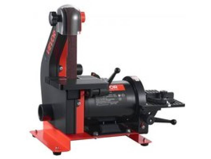 VEVOR Band-Tellerschleifer 250 W, 127 mm Tellerschleifer & 25,4x762 mm Bandschleifer, mit 0-45° verstellbarem Arbeitstisch & Staubabsauganschluss für Holzbearbeitung, Messerschärfen