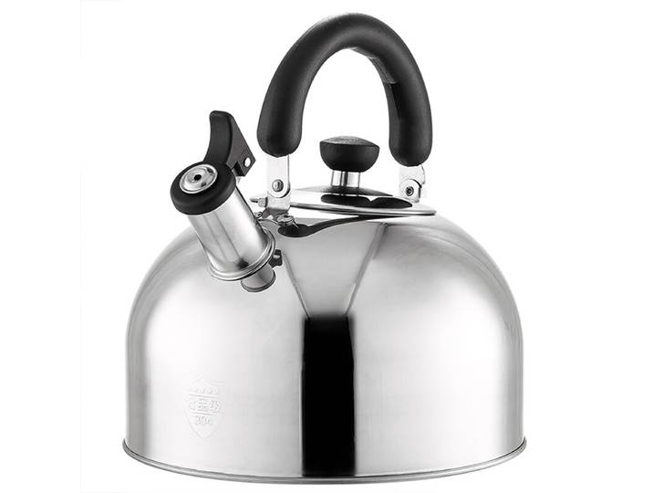 Maxcook Série Lechu bouilloire, Bouilloire en acier inoxydable 304, MCH886 - Sifflet épaissi - Compatible avec les plaques de cuisson à gaz et à induction - 3 L