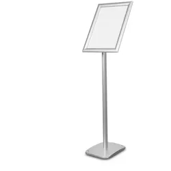Infoständer »Menü Board Standard« DIN A3, Aluminium silber