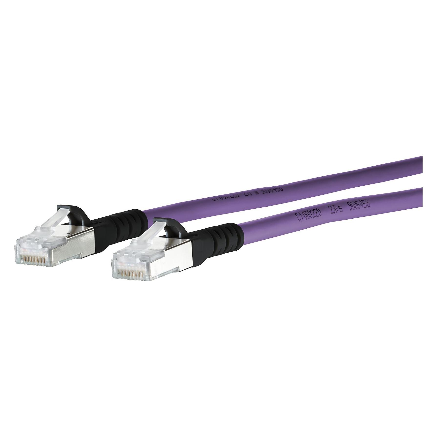 Metz Connect 1308455009-E Netzwerkkabel 5 m Cat6a SF/UTP (S-FTP) Violett (S/FTP, SF/UTP, CAT6a, 5 m) (1308455009-E)
