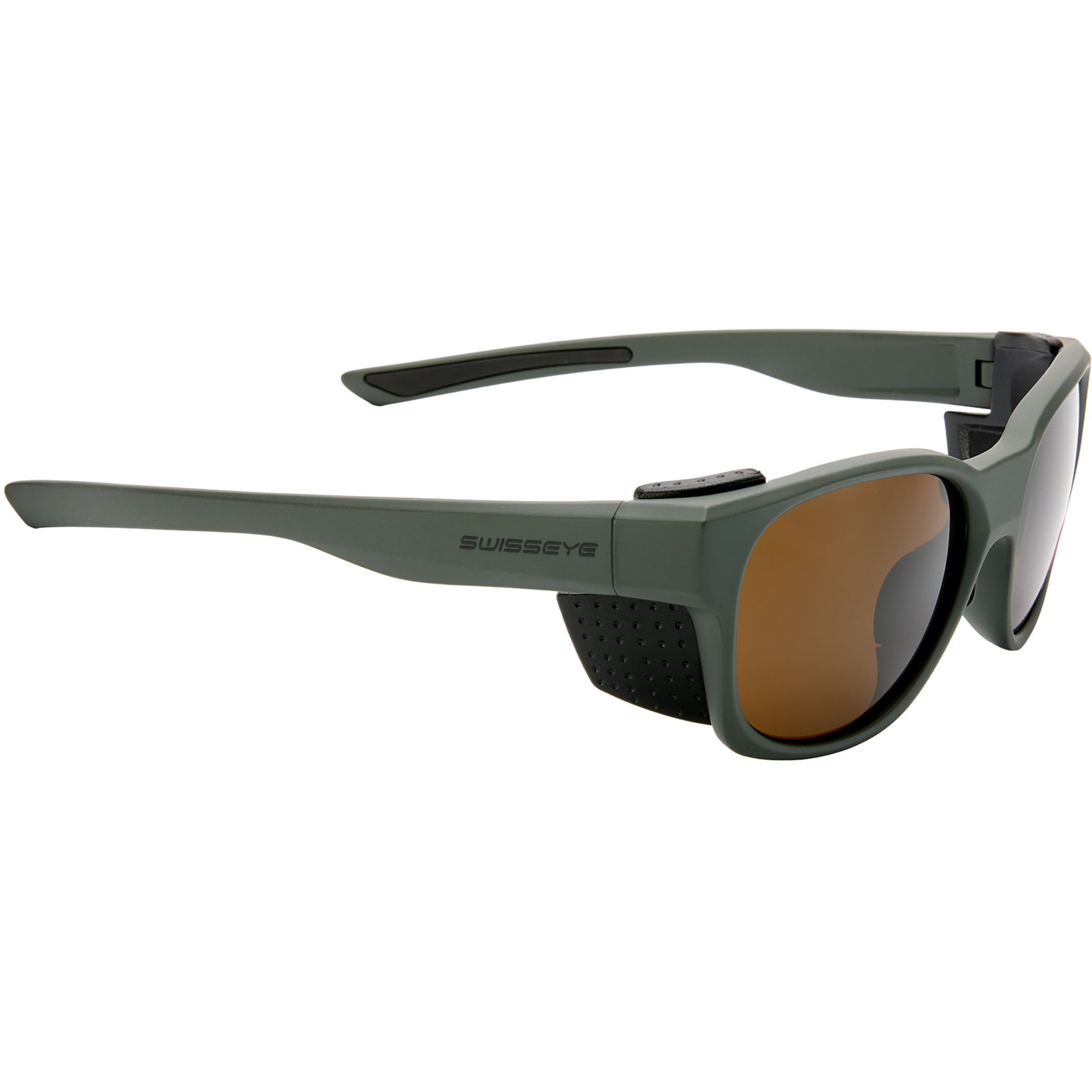 Swiss Eye Peak 2 Sportbrille Sportbrillen & Sportsonnenbrillen green matt-black brown Cat. 4 Trekking