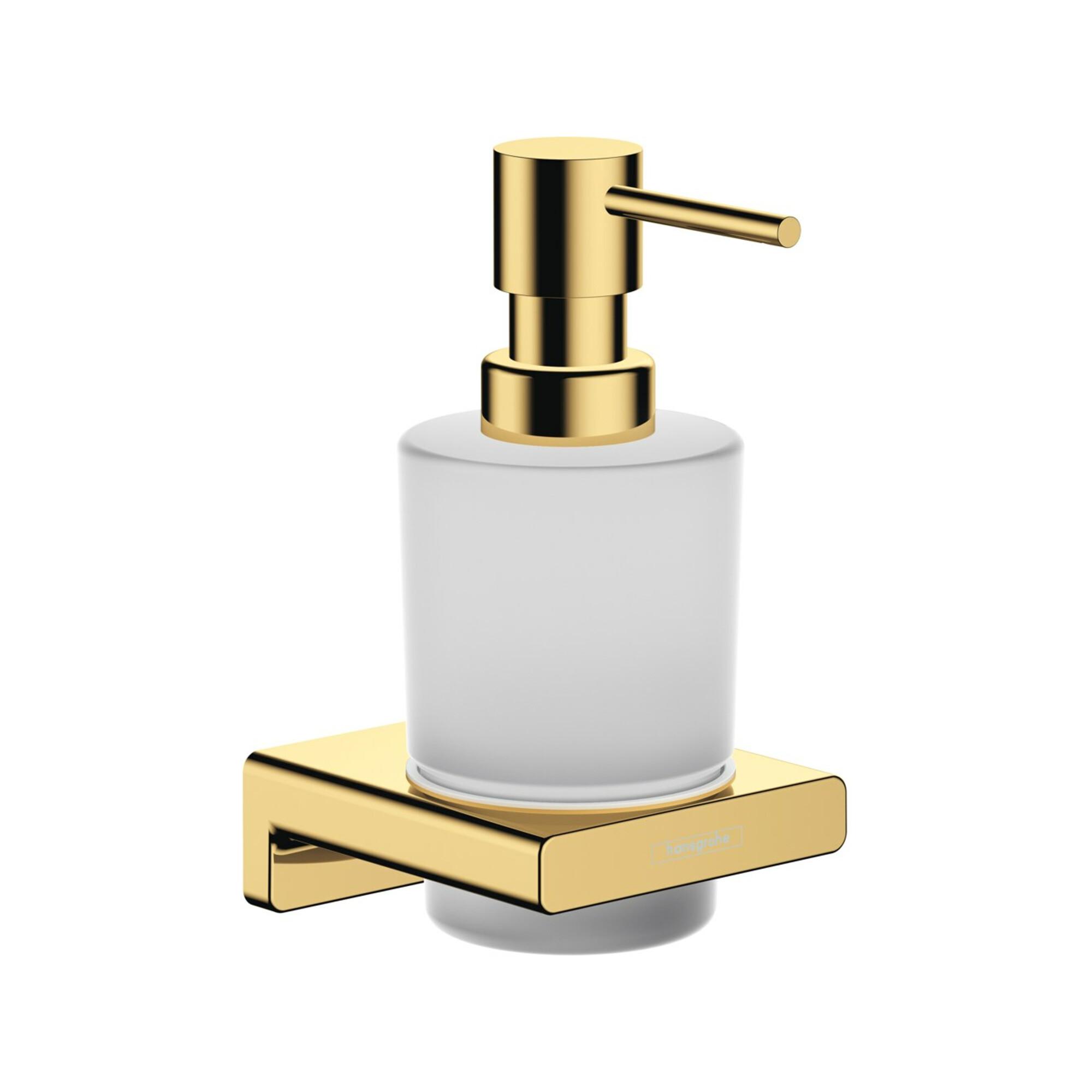 hansgrohe Lotionsspender AddStoris Wandmont., Glaseins., Met., pol. gol opt (41745990)