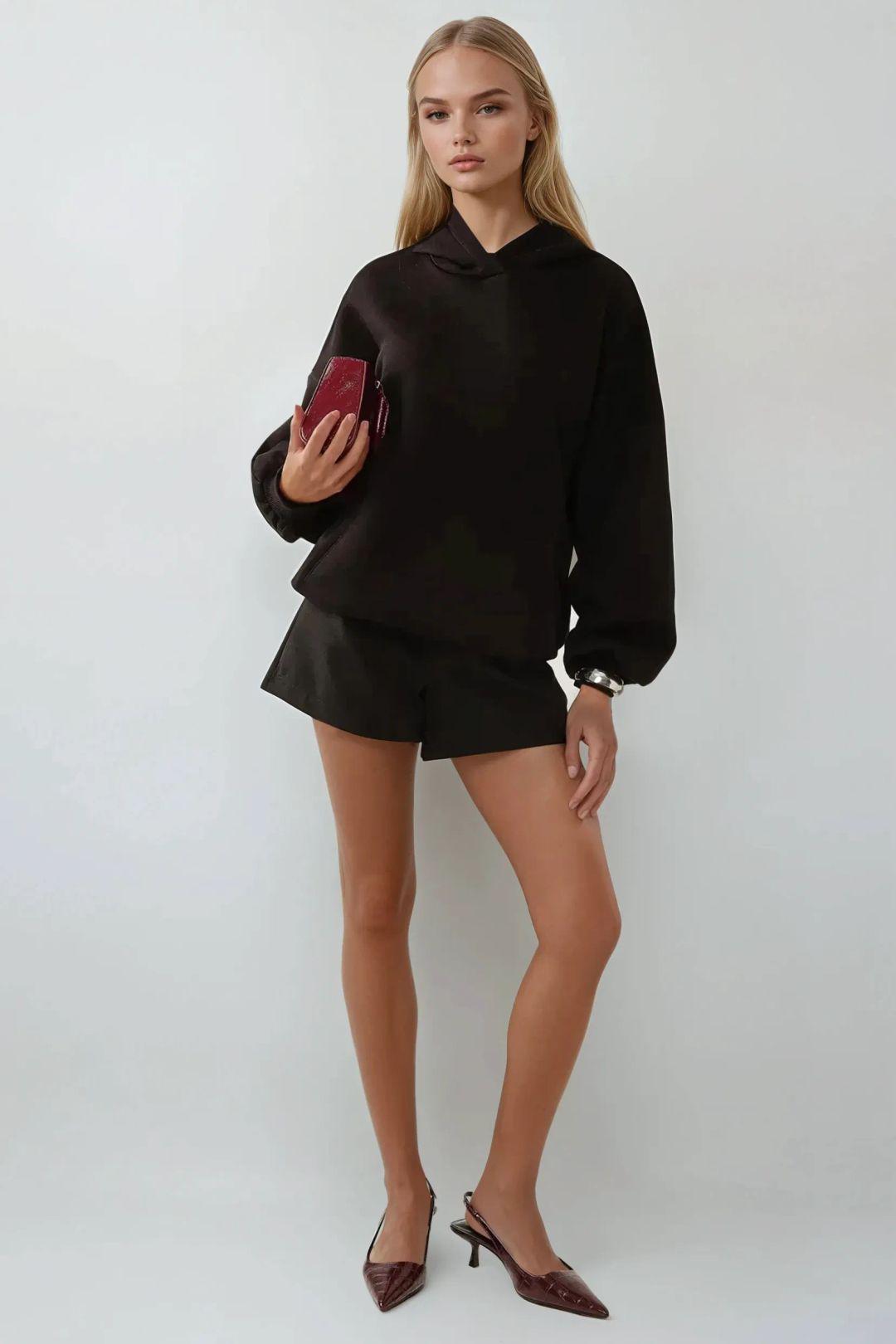 Extra Übergroßer Kapuzenhoodie