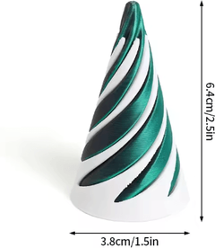 Inspire Picks 3D Printed Rotating Spiral Pyramid Anti Stress Fidget Toy & Sensory Desk Decor 7