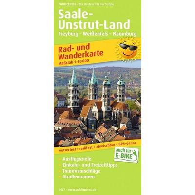 Publicpress Rad- und Wanderkarte Saale-Unstrut-Land, Freyburg, Weißenfels, Naumburg 1:50.000, Sonstige von , KOMPASS Freytag & Berndt,