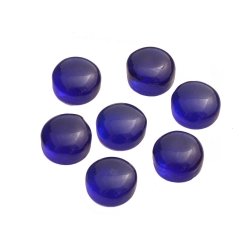 Halmakegel.com Runder Spielstein aus Glas - dunkelblau - ca. 18 mm 241777