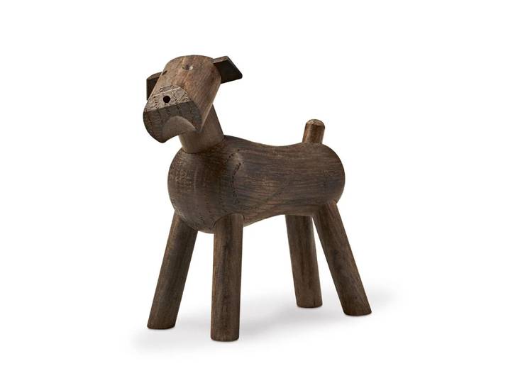 Kay Bojesen Denmark Chien Tim de Kay Bojesen chêne fumé