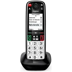 Gigaset Easy 500HX, Telefon, Silber, Schwarz