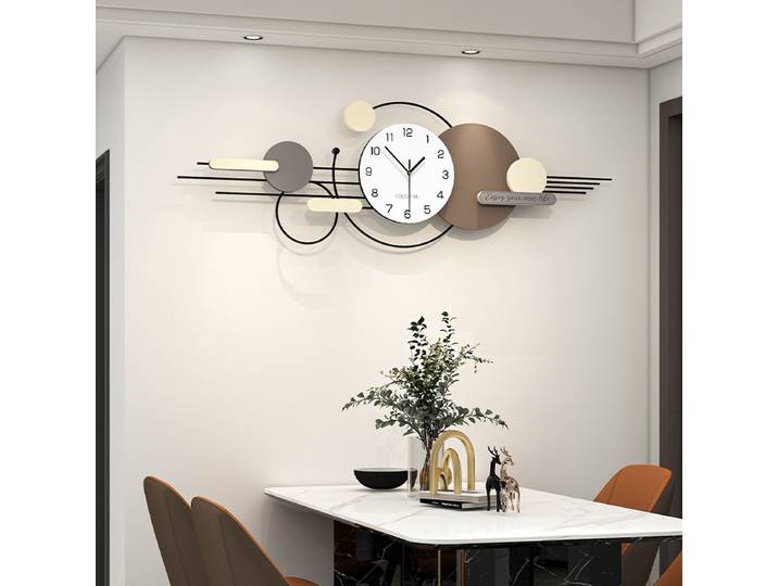 Horloges restaurants chambres salles d'étude horloges murales modernes, sensation haut de gamme murs de fond de maison décoration horloges murales