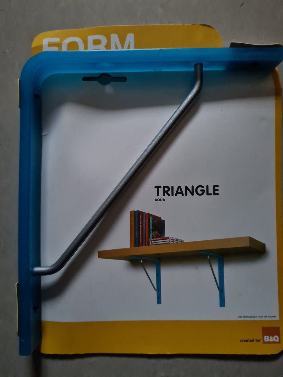 Form Triangle plankdrager Blauw max. 20kg