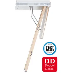 Roto Bodentreppe Designo DD bis 280cm Raumhöhe 130x70cm Rohbaumaß