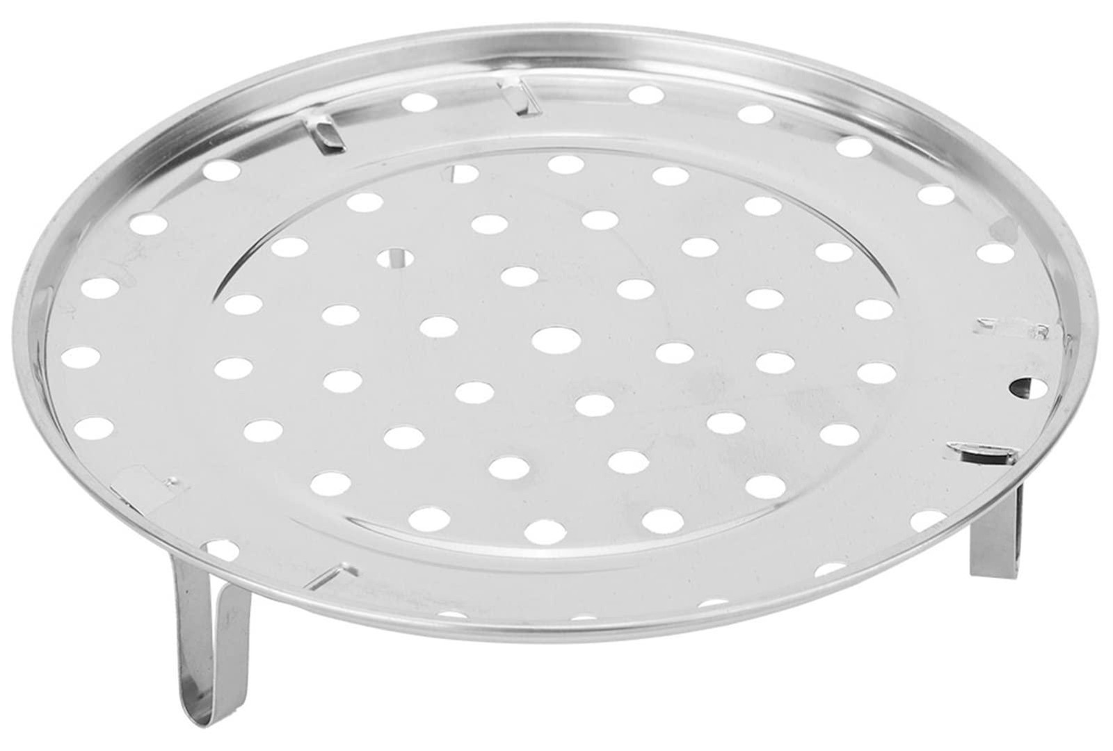Solidchoice Dampinzet 22 cm voor Pan, V-vormige Standaard, Roestvrij Stalen Dampfhouder